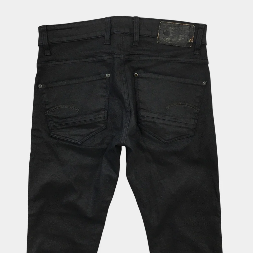 G-Star Raw Revend Super Slim Black Jeans Mens 32x34 Denim Pants